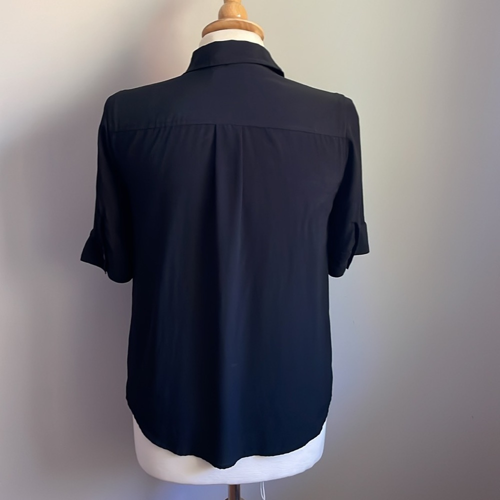 J Crew Silk Button Down Blouse - Picture 4 of 8